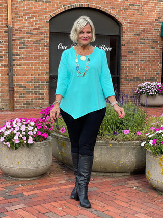 LULU-B SEA-FOAM ASYMMETRIC TOP LULU-B