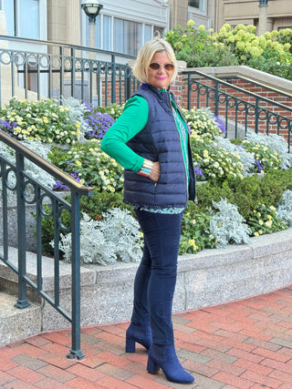 Lulu B Full Emerald Green Zipper Jacket LULU-B