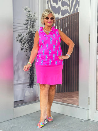 HOT PINK SKORT LULU-B