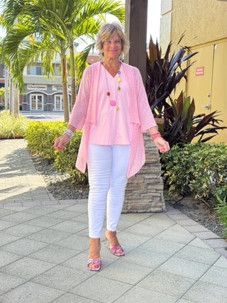 LULU-B PINK RUFFLE WRAP LULU-B