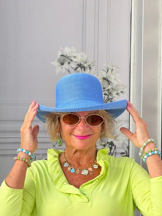 SOLID  LIME 3/25 SLEEVE RUFFLE LULU-B