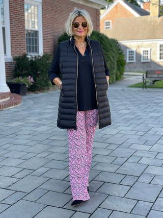AUBREY LONG PALAZZO LULU-B