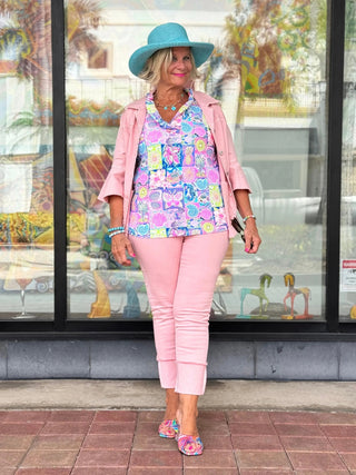 Ethyl The Pink Mellow Jacket - Illusion ETHYL JEANS