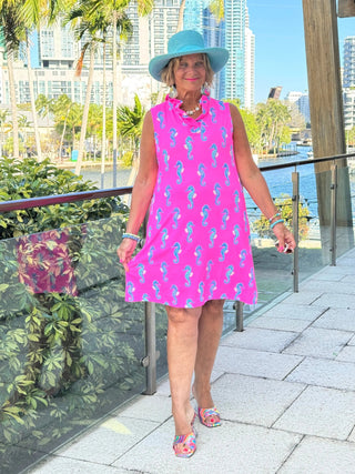 LULU B SEAHORSE BAY RUFFLE DRESS LULU-B