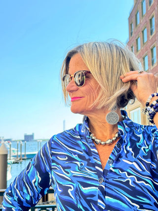 LULU-B SIZZLE BLUE TUNIC Banana Boat