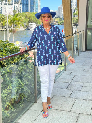 LULU B MIDNIGHT REEF TUNIC LULU-B