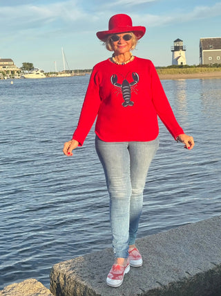 RED LOBSTER SWEATER LULU-B