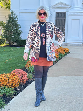 One Size Urban Wild – Leopard Print Blazer PREORDER SHIPS OCTOBER 31 Cathys Place
