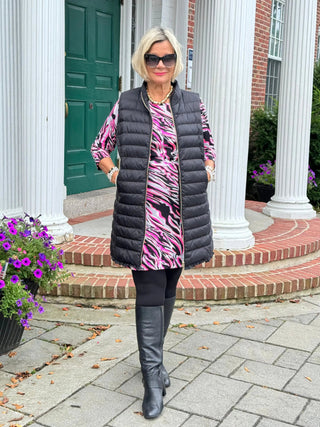 LULU-B SIZZLE PINK SLEEVE DRESS LULU-B