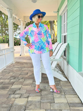 SALINA REEF HALF ZIPPER LULU-B