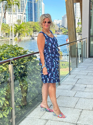 LULU B MIDNIGHT REEF CHA CHA DRESS LULU-B