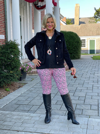 AUBREY PINK CAPRI LULU-B