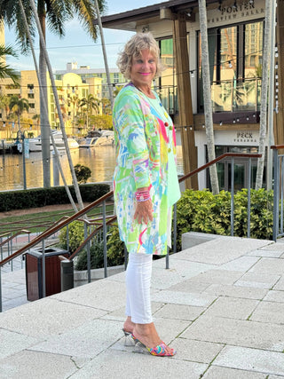 ETHYL SPLASH OF COLOR CARDIGAN ETHYL JEANS