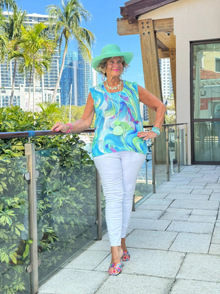 COLOR SPLASH CARDIGAN - BOUNTIFUL ETHYL JEANS