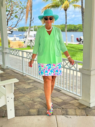 PINK PETALS SKORT LULU-B