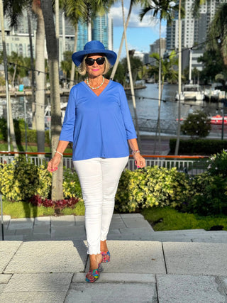 LULU-B TAILORED SAPPHIRE V SLEEVE LULU-B