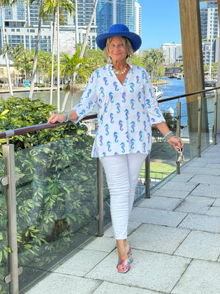 LULU B SHORELINE CHARM TUNIC LULU-B