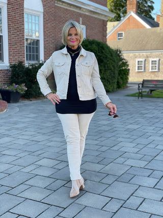 LULU-B STONE VELOUR PANTS LULU-B