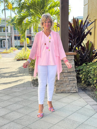 LULU-B PINK RUFFLE WRAP LULU-B