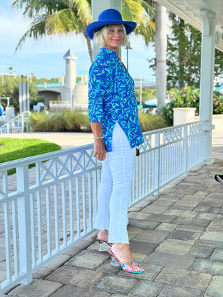 FANTASIA BLUE TUNIC LULU-B