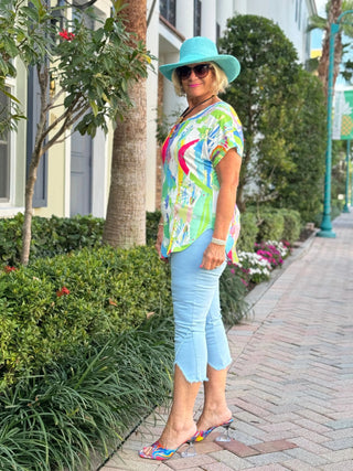 Ethyl Everything Tie Tee - Stage ETHYL JEANS