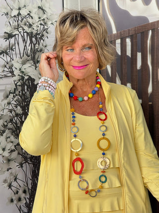 LULU-B FULL ZIPPER YELLOW JACKET LULU-B