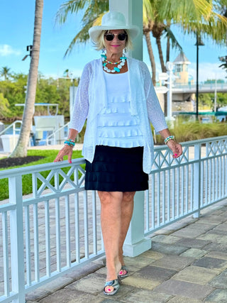 BLACK CHA CHA SKORT LULU-B