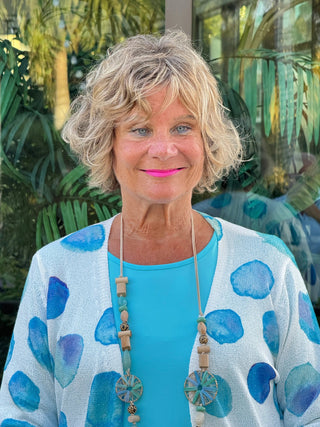 AQUA DOT CARDIGAN ETHYL JEANS
