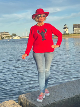 RED LOBSTER SWEATER LULU-B