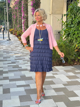 MIAMI NIGHT NAVY CHA CHA RUFFLE LULU-B