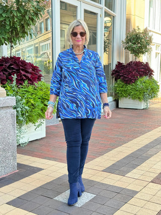 LULU-B SIZZLE BLUE TUNIC Banana Boat