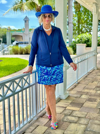 LULU-B FANTASIA BLUE SKORT LULU-B