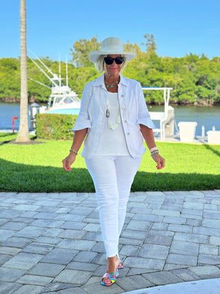 ETHYL WHITE THE END GAME ETHYL JEANS