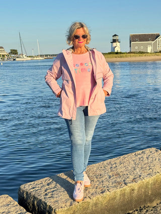 Women's New Englander® Rain Jacket PINK Cathys Place