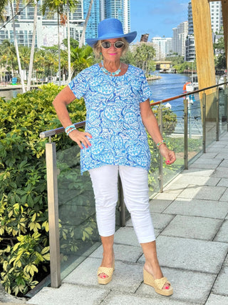 UNDER THE SEA TURTLE SHORT SLEEVE LULU-B