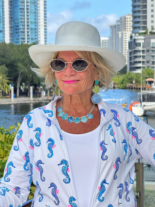 LULU B SHORELINE CHARM FULL ZIPPER JACKET LULU-B