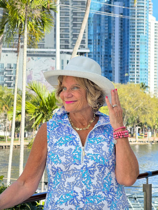 LULU B CORAL BREEZE ZIPPER SWING DRESS LULU-B