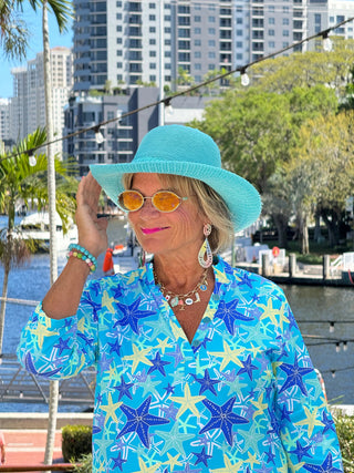 LULU B STARFISH SPLASH TUNIC LULU-B