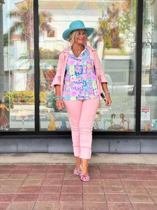 Ethyl The Pink Mellow Jacket - Illusion ETHYL JEANS