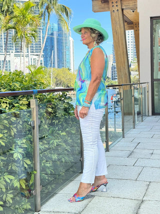 COLOR SPLASH TANK ETHYL JEANS