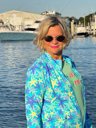 LULU-B MINT BEACH TIME SWEATER LULU-B