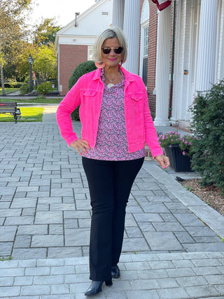 AUBREY RUFFLE TOP LULU-B