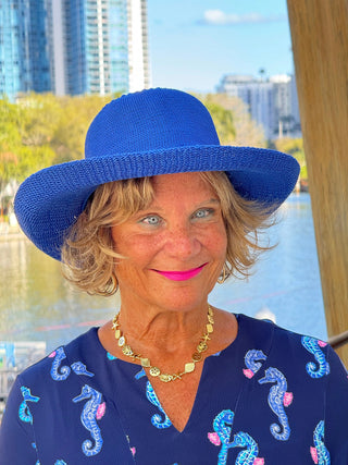 LULU B MIDNIGHT REEF NOTCH SLEEVE DRESS LULU-B