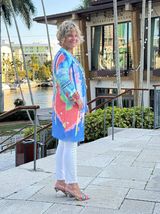 ETHYL OCEAN SPLASH CARDIGAN ETHYL JEANS