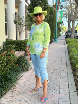 Ethyl V Neck Structured Tee - Nova Cathys Place