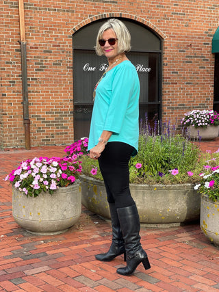 LULU-B SEA-FOAM ASYMMETRIC TOP LULU-B