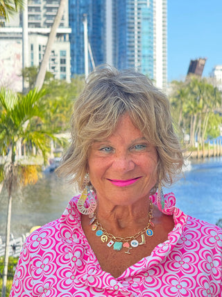 LULU B TROPIC PETALS RUFFLE TOP LULU-B