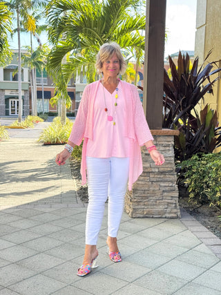 LULU-B PINK RUFFLE WRAP LULU-B