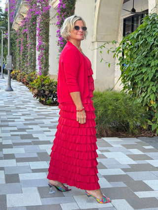 LULU-B CRIMSON RED CHA CHA MAXI LULU-B