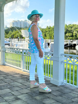 SPLASH OF PINK  CHA CHA TANK LULU-B